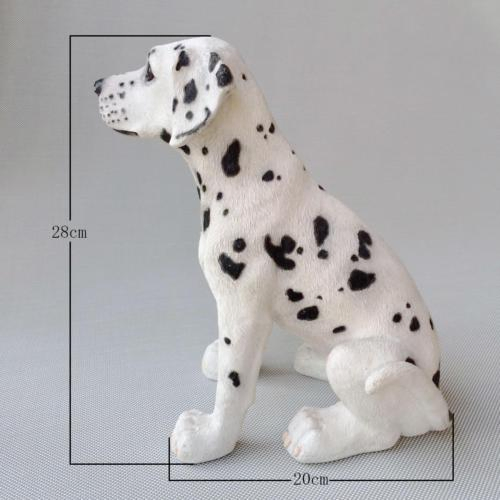 Simulation Dog Resin Decoration Dalmatians Fashion Lovely Decorative Creative