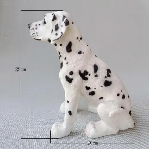 Simulation Dog Resin Decoration Dalmatians Fashion Lovely Decorative Creative