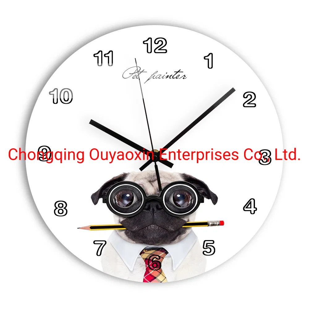 Single Face Animals Design Decorative Wall Clocks