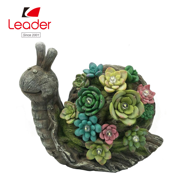 Solar Powered 9 in. Tall Integrated LED Reading Bunny on Turtle Garden Light in Gray
