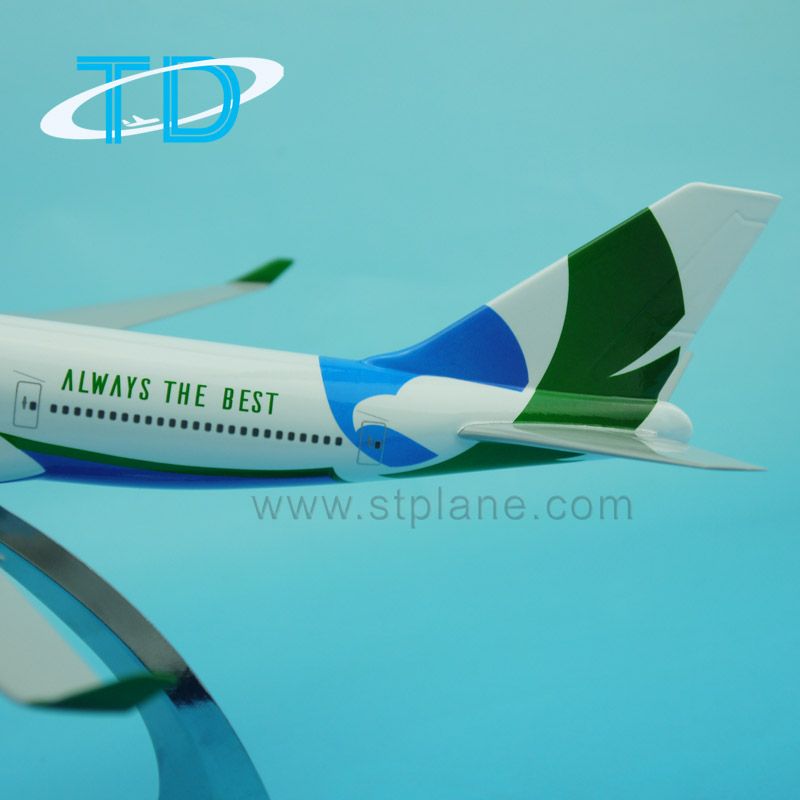 Ssa B747-400 Resin Passenger Airplane Model