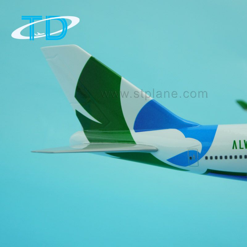 Ssa B747-400 Resin Passenger Airplane Model