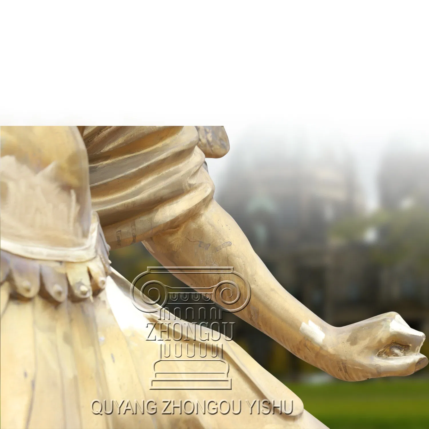 St. Michael Bronze Statue Garden Decoration Sculpture
