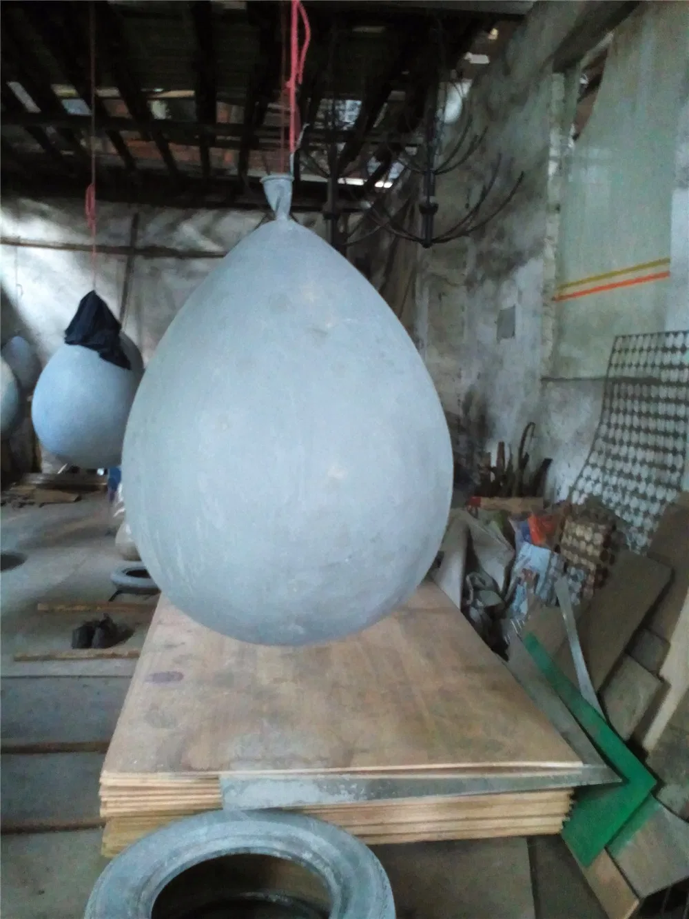 Stainless Steel Balloon Combination Sculpture , Outdoor Garden Metal Sculpture