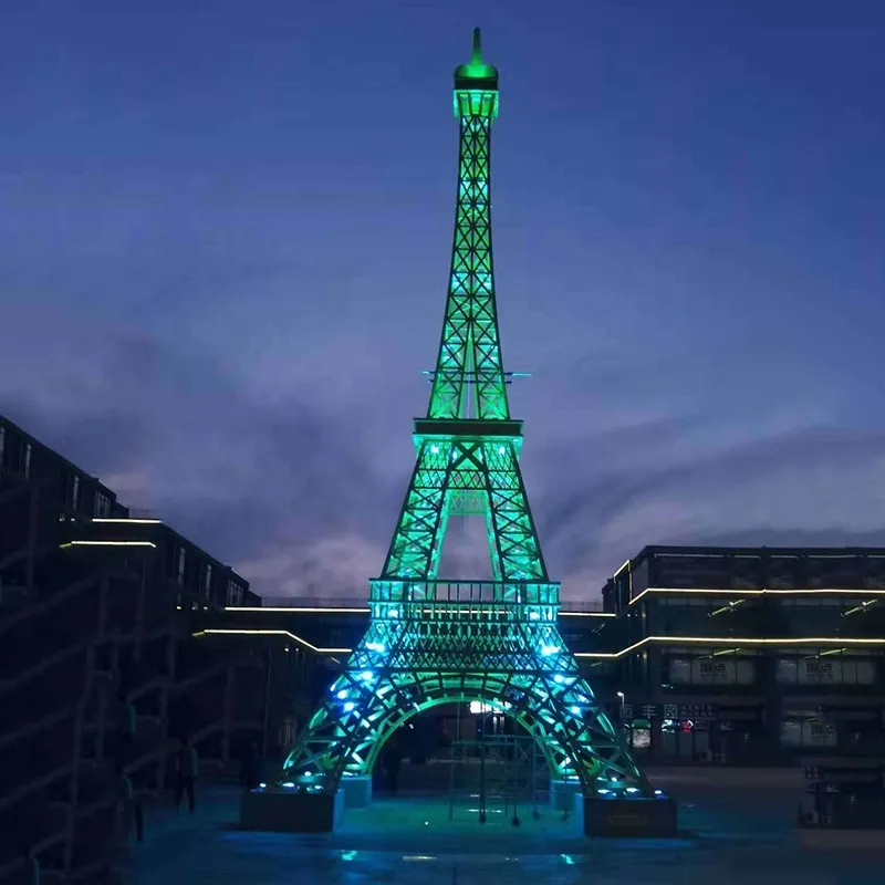 Stainless Steel Paris Eiffel Tower Replica for Park