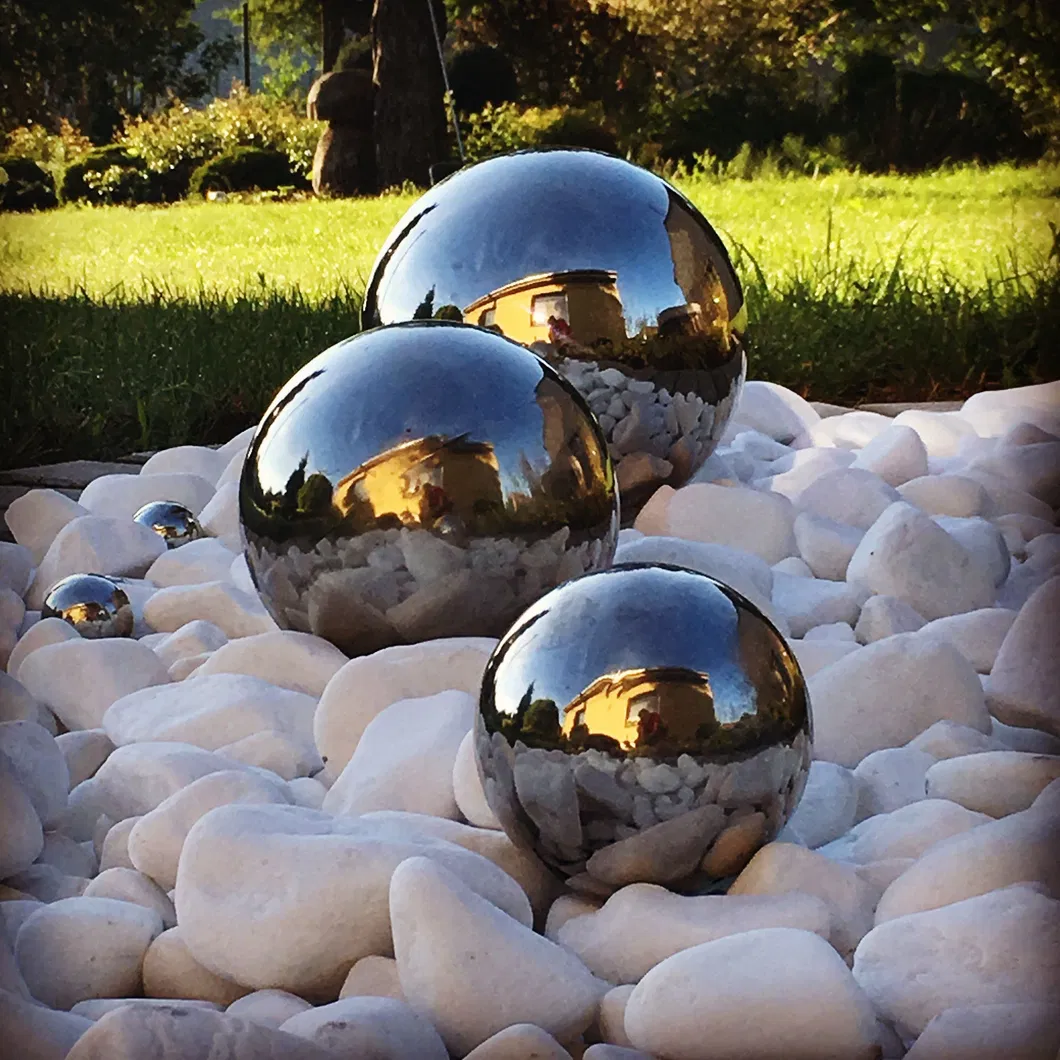 Stainless Steel Sphere Ball Sculpture for Outdoor or Indoor Modern Sculpture Statue