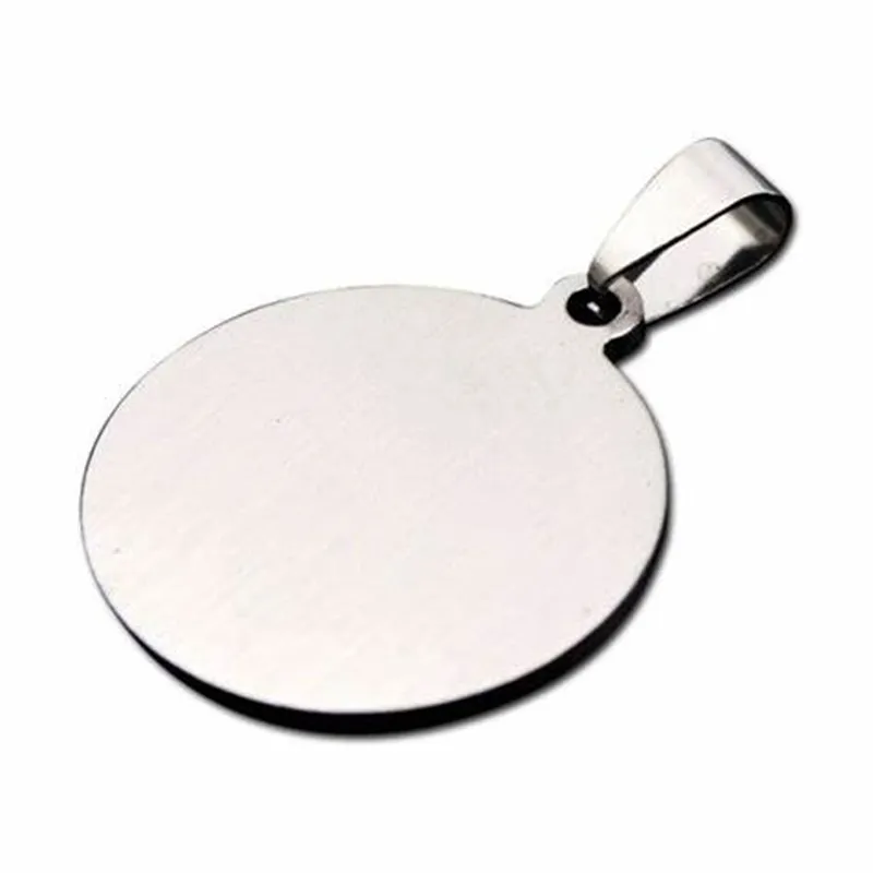 Stamping Blank Round Tags with Hole