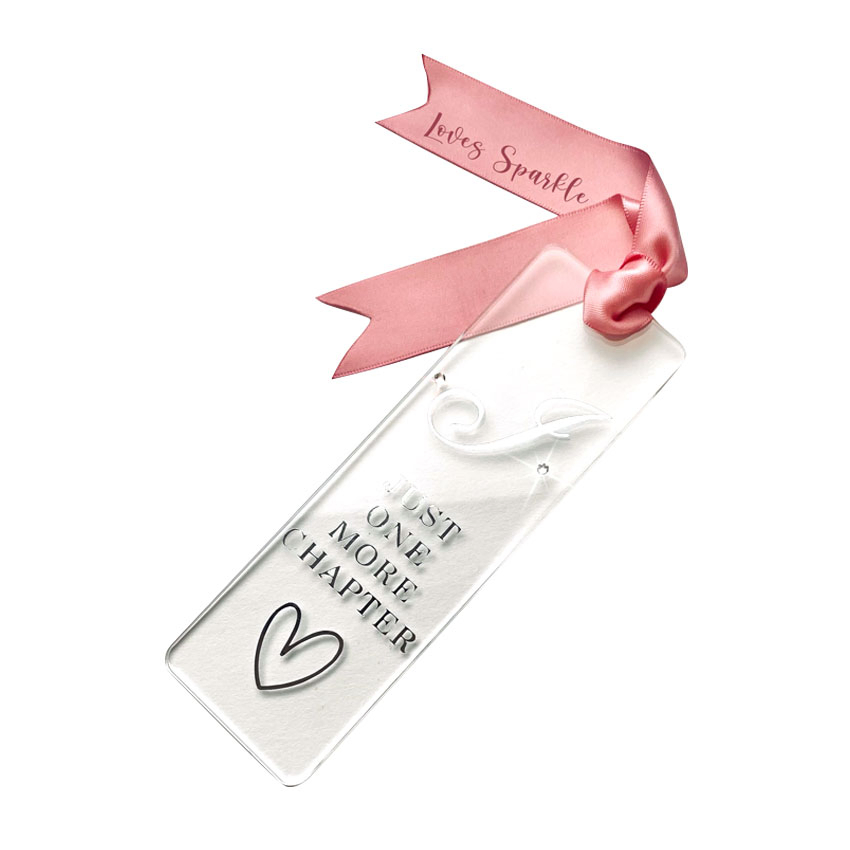 Supply Color Customize Promotional Item Acrylic Book Mark for Reading