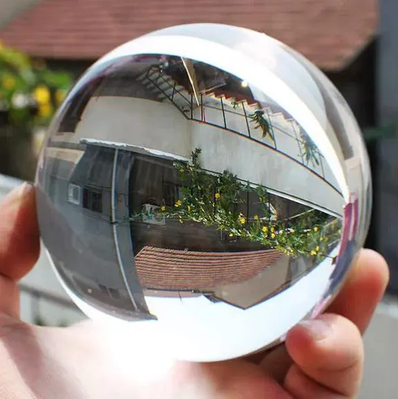Top Grade Clear Crystal Ball with Stand Various Size Color