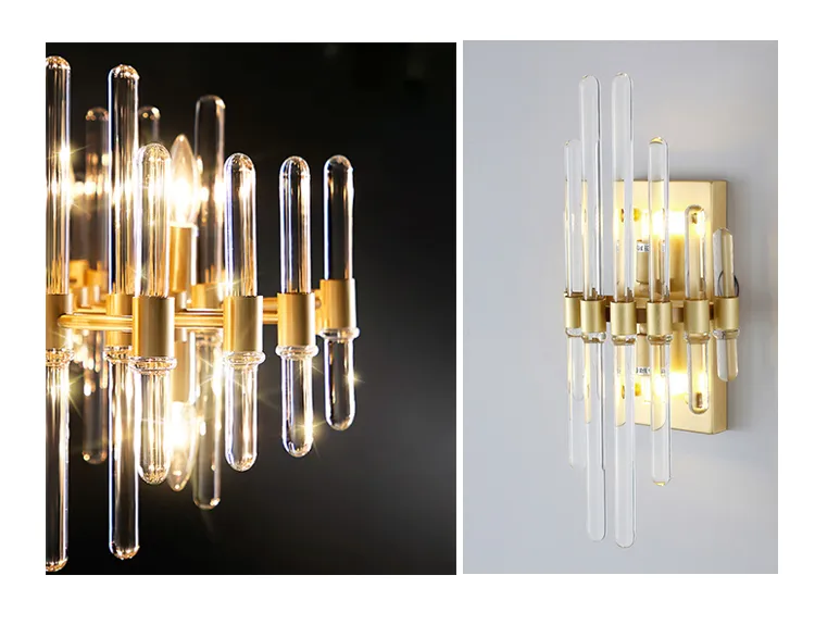 Transparent Crystal Glass Rod for Chandelier Decoration