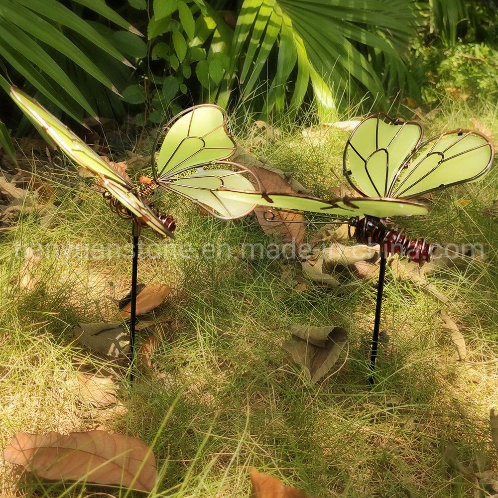 Vertical Speed Ornamental Metal Garden Decorative Windmill