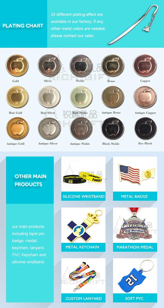 Wholesale Bulk Custom Sublimation Printed Silver Enamel Snowflake Anime Zodiac Islamic Bible Pendant Cartoon Characters Free Printable Metal Bookmark Clip