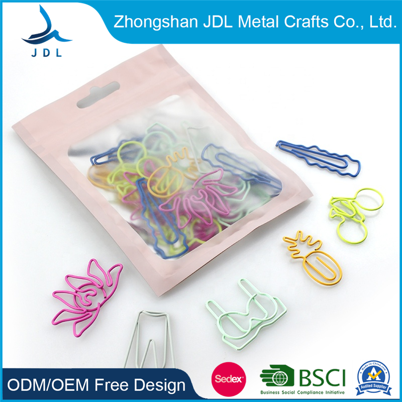 Wholesale Custom Spring Size Metal Bookmark Steel Paper Clip Promotional (promotion) Gift