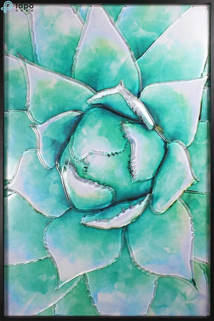 Wholesale Five Sets Green Plants Art Wall Hanging Painting (MR-YB6-2058E)