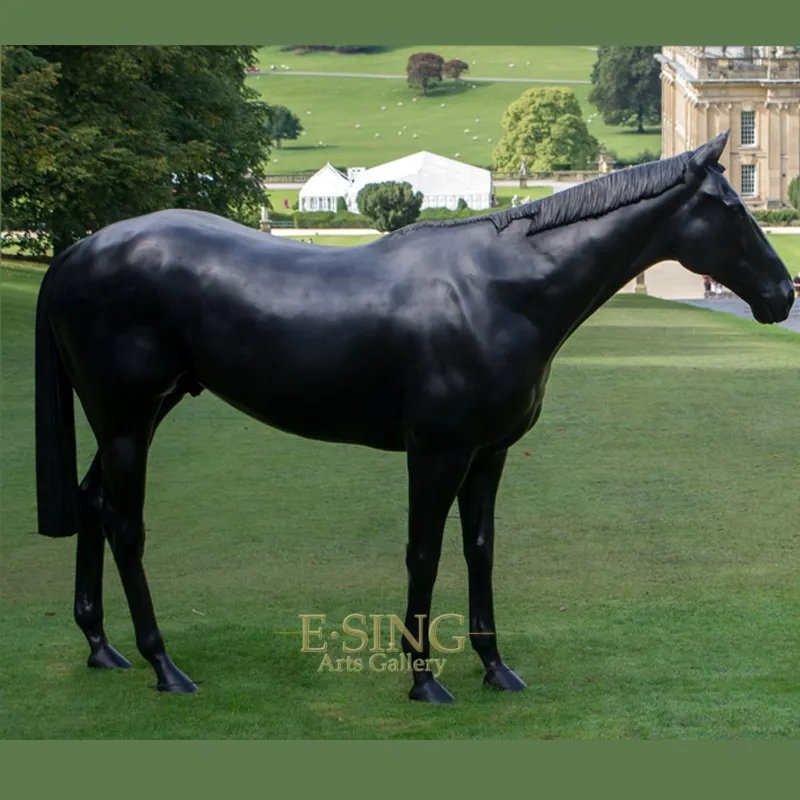 Wholesale Garden Life Size Animal Bronze Cooper Sculpture Antique Brass Horse Statue