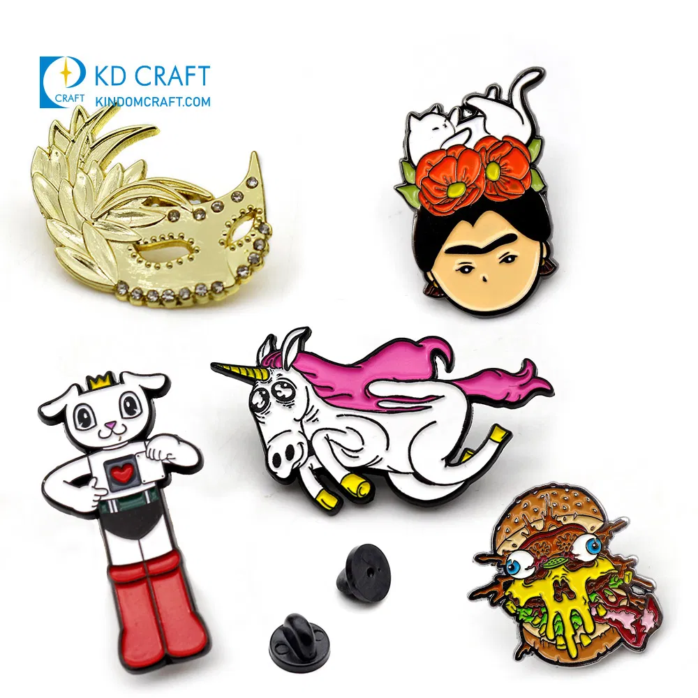 Wholesale No Minimum Cheap Custom Metal Logo Anime Badge in Stock Poke Brooch Pins Pop Soft Hard Enamel Cute Turtle Dragon Cartoon Pokemon Lapel Pin Badge