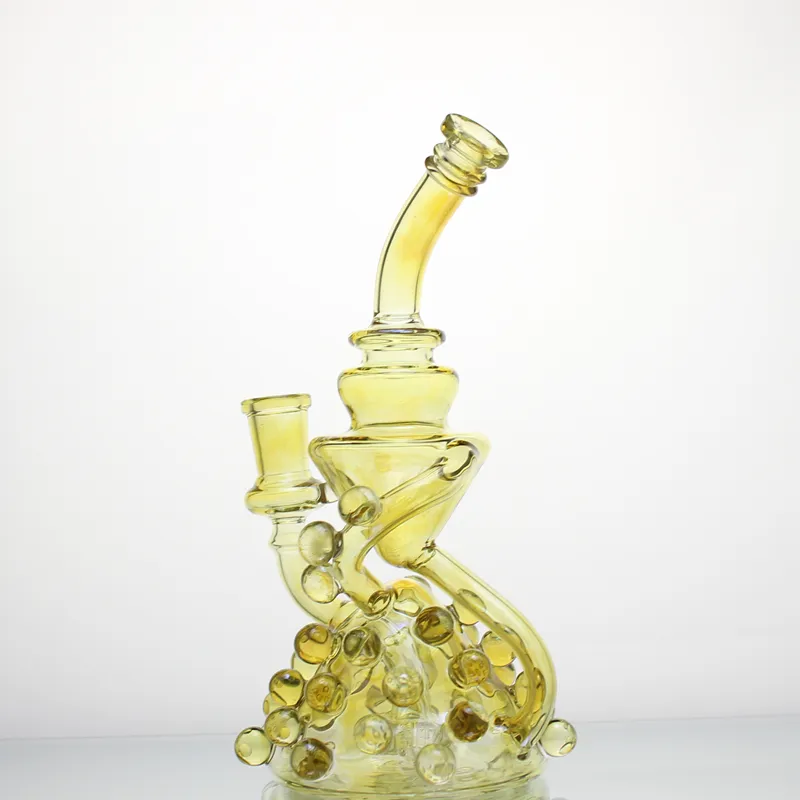 Wholesale Tobacco Heady Oil DAB Rig Recycler Glass Smoking Water Pipe Glass Crafts