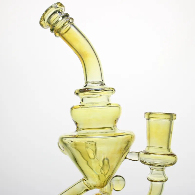 Wholesale Tobacco Heady Oil DAB Rig Recycler Glass Smoking Water Pipe Glass Crafts