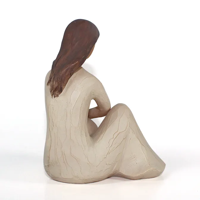 Willow Tree Polyresin Wood Mother Embrace Baby Statue